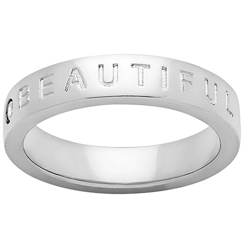 BEAUTIFUL Silver Plated Birthstone Empowerment Ring 