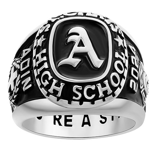 Men's Old English Initial Traditional Class Ring